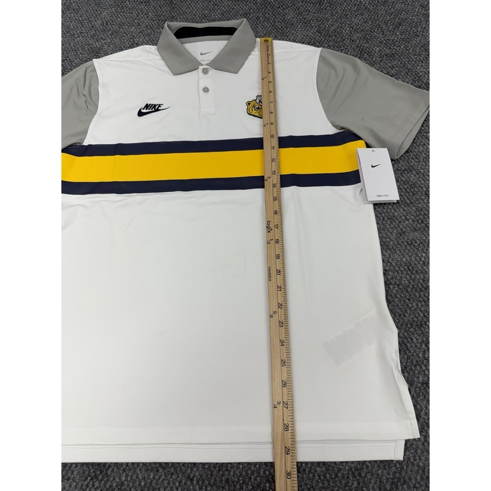 Michigan Wolverines Men's Medium Nike Legacy Logo Vapor Dri-FIT Polo Shirt - New - Picture 9 of 10